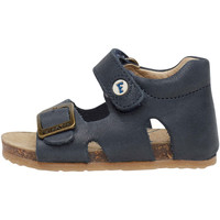 Chaussures Sandales et Nu-pieds Falcotto Sandales en cuir avec boucle et velcro BEA Bleu