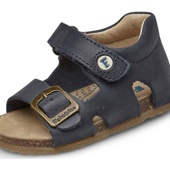 Sandales et Nu-pieds Falcotto BEA-sandale en cuir avec boucle et velcro® marine - Chaussures Sandale