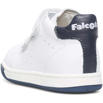 Chaussures  Falcotto ADAM VL-Baskets en nappa avec velcro-blanc blanc - Chaussures Basket Enfant 86 