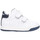 Chaussures Garçon Baskets mode Falc S.p.a. Baskets en nappa avec velcro ADAM VL Blanc