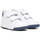 Chaussures Garçon Baskets mode Falcotto Chaussures en nappa à scratch ADAM VL Blanc