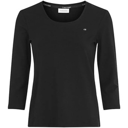 Vêtements Femme T-shirts manches courtes Calvin Klein Jeans K20K203346 Noir