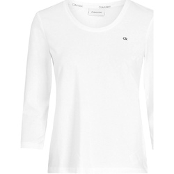Vêtements Femme T-shirts manches longues Calvin Klein Jeans K20K203346 Blanc