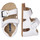 Chaussures Fille Sandales et Nu-pieds Falcotto Sandales en cuir de veau ciré BEA Blanc