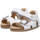 Chaussures Fille Sandales et Nu-pieds Falcotto Sandales en cuir de veau ciré BEA Blanc