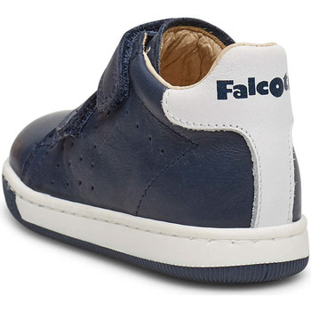 Falcotto Chaussures en nappa à scratch ADAM VL Bleu
