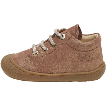 Chaussures Fille Derbies Naturino COCOON-Chaussures cuir premiers pas rose