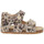 Chaussures Fille Sandales et Nu-pieds Falcotto Sandales lamée léopard BEA platine