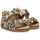 Chaussures Fille Sandales et Nu-pieds Falcotto Sandales lamée léopard BEA platine