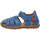 Chaussures se mesure au creux de la taille à lendroit le plus mince Sandales semi-fermées en cuir SEE Bleu
