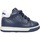 Chaussures Garçon Ton sur ton Baskets lacées en nappa bicolore ADAM Bleu
