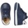 Chaussures Garçon Ton sur ton Baskets lacées en nappa bicolore ADAM Bleu