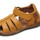 Chaussures Sandales et Nu-pieds Naturino Sandales semi-fermée en cuir SEE Orange