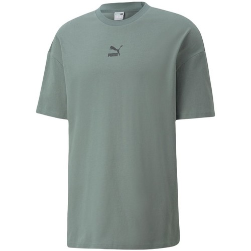 Vêtements Homme T-shirts manches courtes gro Puma classics boxy tee Vert