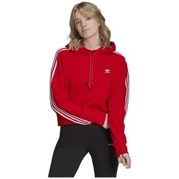 Vêtements Femme Sweats adidas Originals Short Hoodie Rouge