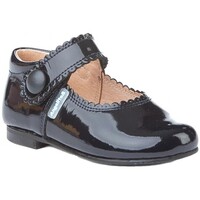 Chaussures Fille Ballerines / babies Angelitos 1502 Charol Marino Bleu