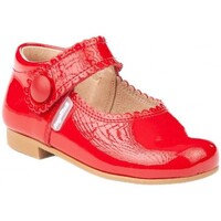 Chaussures Fille Ballerines / babies Angelitos 1502 Charol rojo Rouge