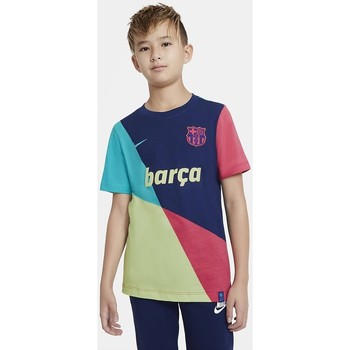 Vêtements Garçon T-shirts manches courtes Nike CAMISETA FTBOL F.C.BARCELONA  DB7727 Multicolore