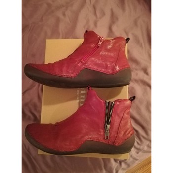 Think Femme Bottines  Boots Rouge