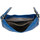 Sacs Femme Sacs porté main Texier Sac demi lune verni  Striplight fabrication France 25604 Bleu
