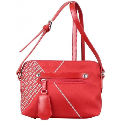 Sacs Femme pre-owned Kelly 40 tote-taske Ted Lapidus Sac bandoulière toile  Maelys TL WE606 Rouge