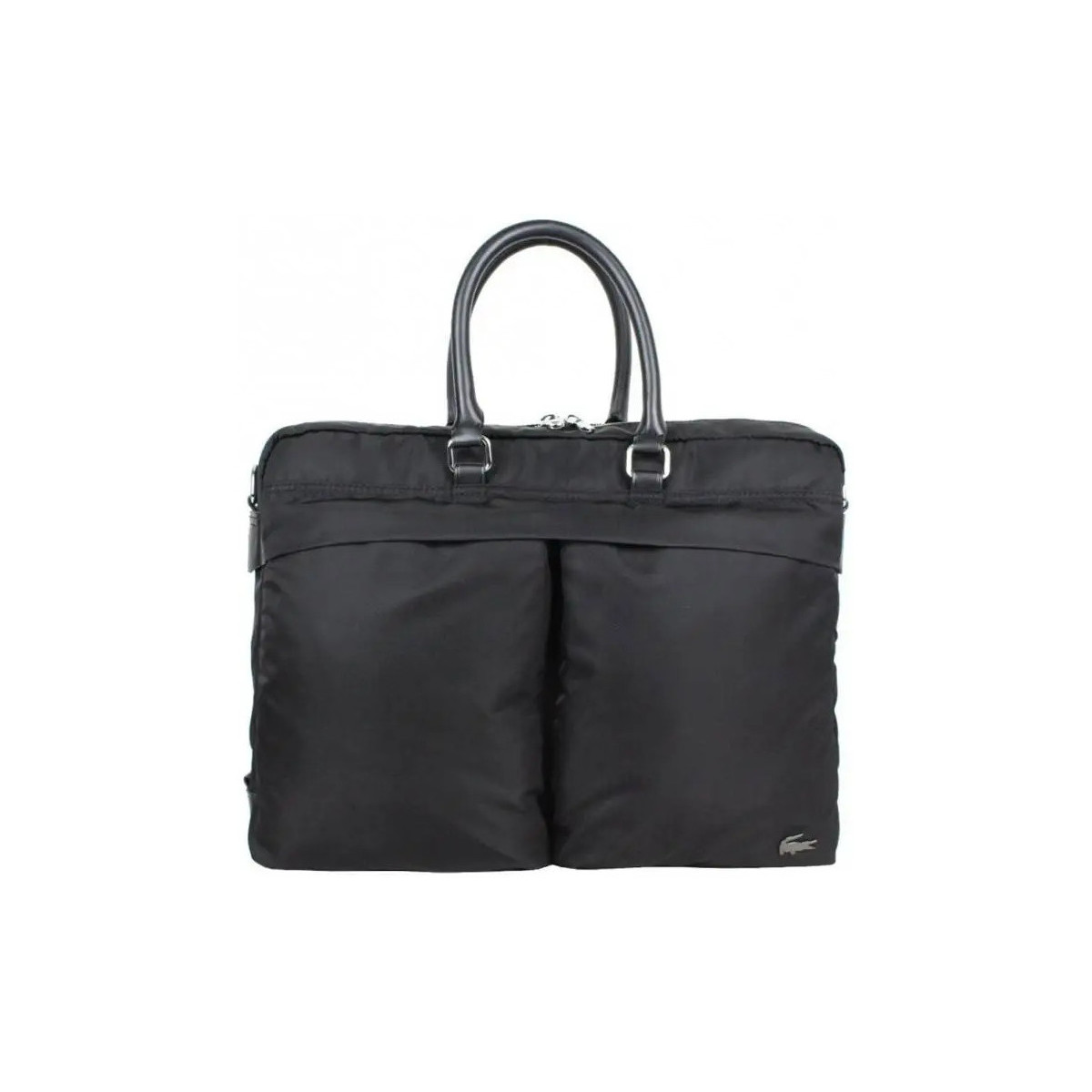 Sacs Femme Sacs porté main Lacoste Porte documents  NHJM Computeur Bag (1s) - Noir Multicolore