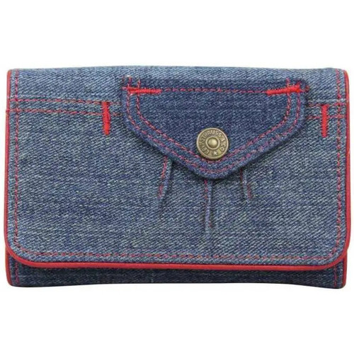 Levi's Porte monnaie + cartes en toile forme poche Bleu Bleu - Sacs Sacs  porté main Femme 17,40 €