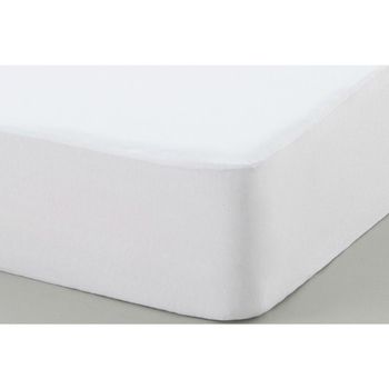 Maison & Déco Draps housse Vent Du Sud Alèse Softy coton molleton 180 x 200 x 30 cm Blanc