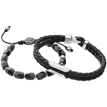 bracelets diesel  bracelet en acier et agate 