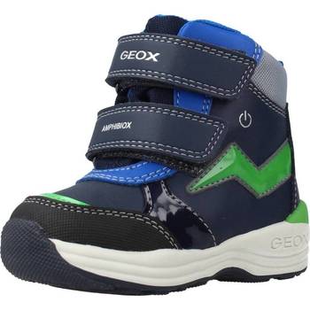 Chaussures Garçon Bottes Geox B NEW GULP BOY B ABX Bleu