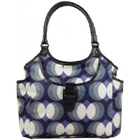 Sacs Femme Cabas / Sacs shopping DDP Sac cabas motif ronds  - Violet Multicolor