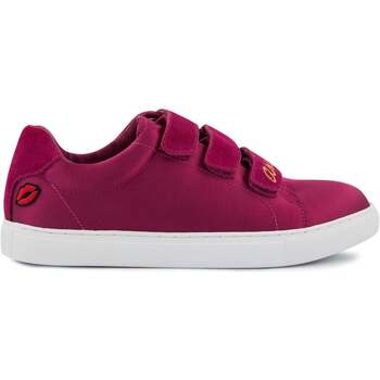 Chaussures Femme Baskets mode T Shirt Rive Droite Chiné Edith Satin Amour Framboise Rose