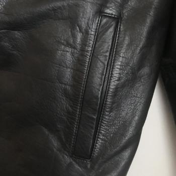 Chevignon Manteau en cuir de vachette Noir