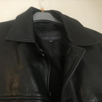 Chevignon Manteau en cuir de vachette Noir