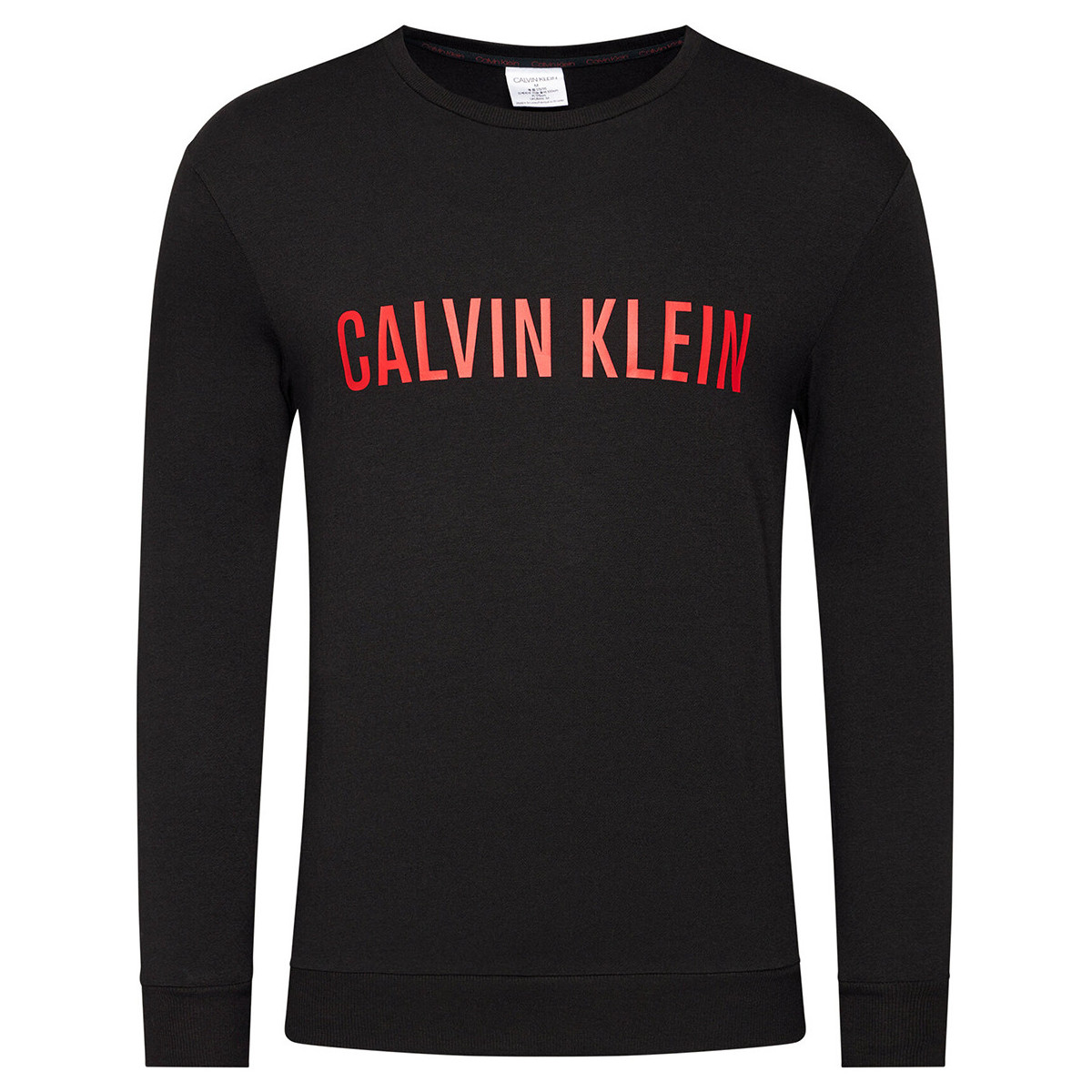 Vêtements Homme Sweats Calvin Klein Jeans Sweat coton col rond Noir