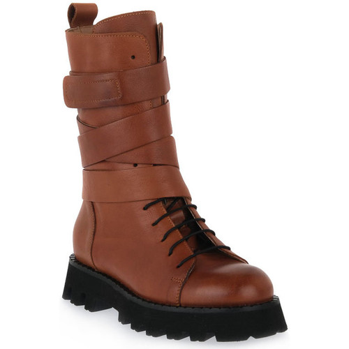 Chaussures Femme Low boots zoom Priv Lab BUILT 1 TABACCO Marron