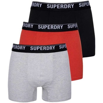 Sous-vêtements Homme Boxers Superdry Pack x3 unlimited logo Multicolore