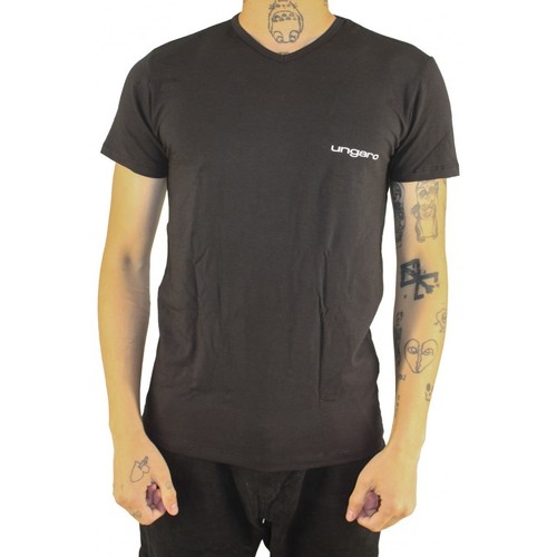 Ungaro Coy Noir - Vêtements T-shirts manches courtes Homme 29,99 €