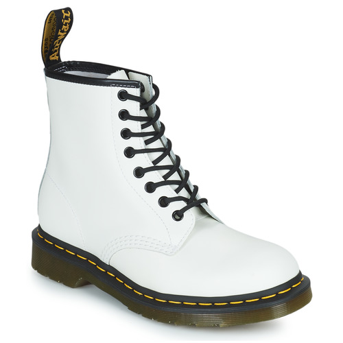 Dr. Martens 1460 Blanc - Livraison Gratuite | Spartoo ! - Chaussures Boot  159,20 €