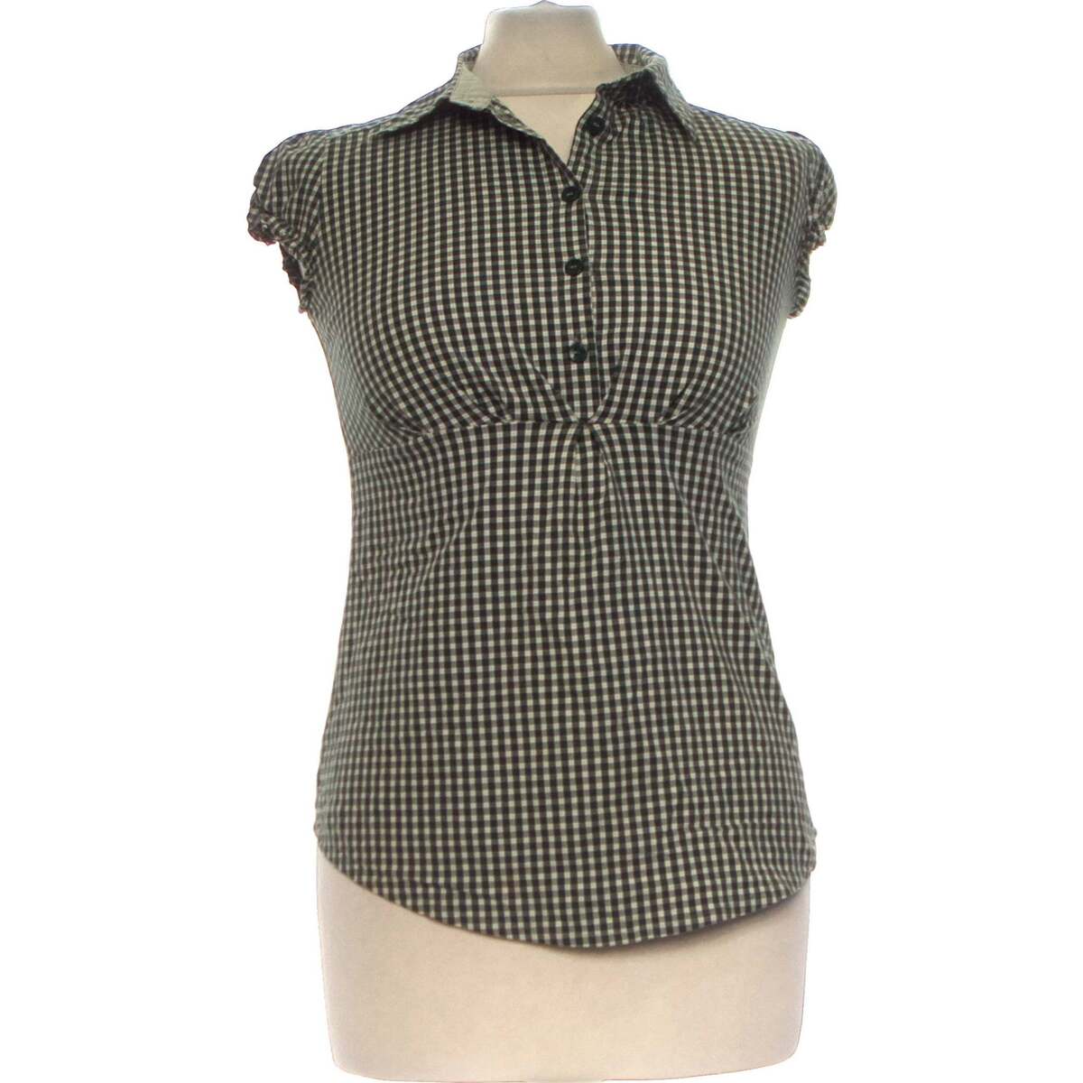 Vêtements Femme T-shirts & Polos Mango top manches courtes  36 - T1 - S Vert Vert
