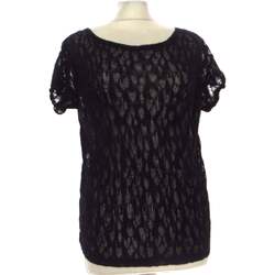 Vêtements Femme T-shirts & Polos Bershka top manches courtes  36 - T1 - S Noir Noir