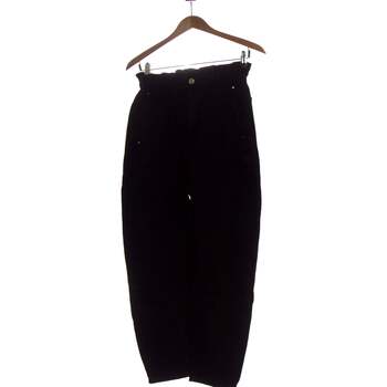 Vêtements Femme Pantalons fluides / Sarouels Zara Pantalon Droit Femme  34 - T0 - Xs Noir