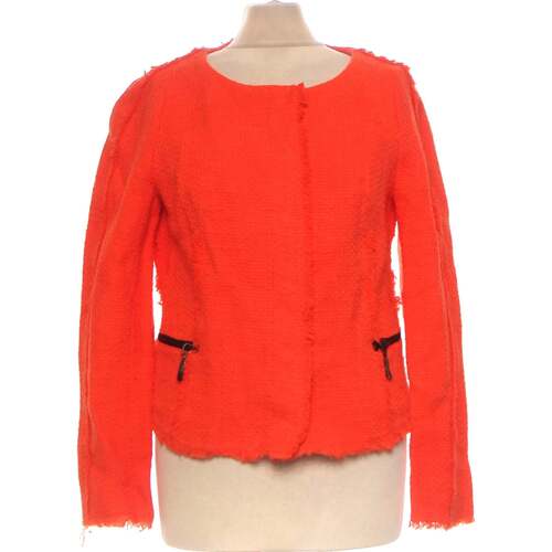 Zara veste mi-saison 38 - T2 - M Orange Orange - Vêtements Vestes Femme  14,40 €