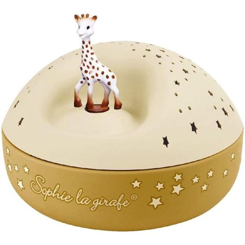 Maison & Déco Lampes à poser Trousselier Veilleuse Projecteur d'Etoiles Musical Sophie La Girafe Beige