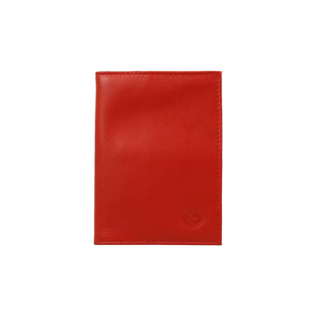 Sacs Femme Porte-monnaie Frandi Grand porte cartes en cuir / Fabrication Française - Rouge Multicolore