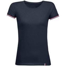 Vêtements Femme T-shirts manches courtes Sol's T-shirt femme  rainbow french marine/bleu royal