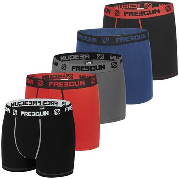 Sous-vêtements Garçon Boxers Freegun Pack Surprise de 5 Boxers coton garçon Noir