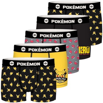 Sous-vêtements Garçon Boxers Pokemon Lot de 5 Boxers coton garçon Noir
