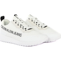 Chaussures Homme Baskets mode Calvin Klein Jeans Runner sneaker Blanc