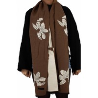 Accessoires textile Femme Echarpes / Etoles / Foulards Billtornade Nia Camel Fleuri
